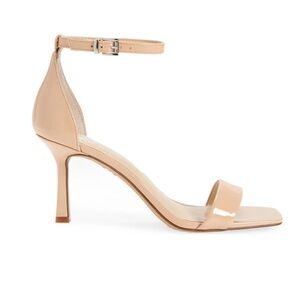 Vince Camuto Nude Ankle Strap Heels